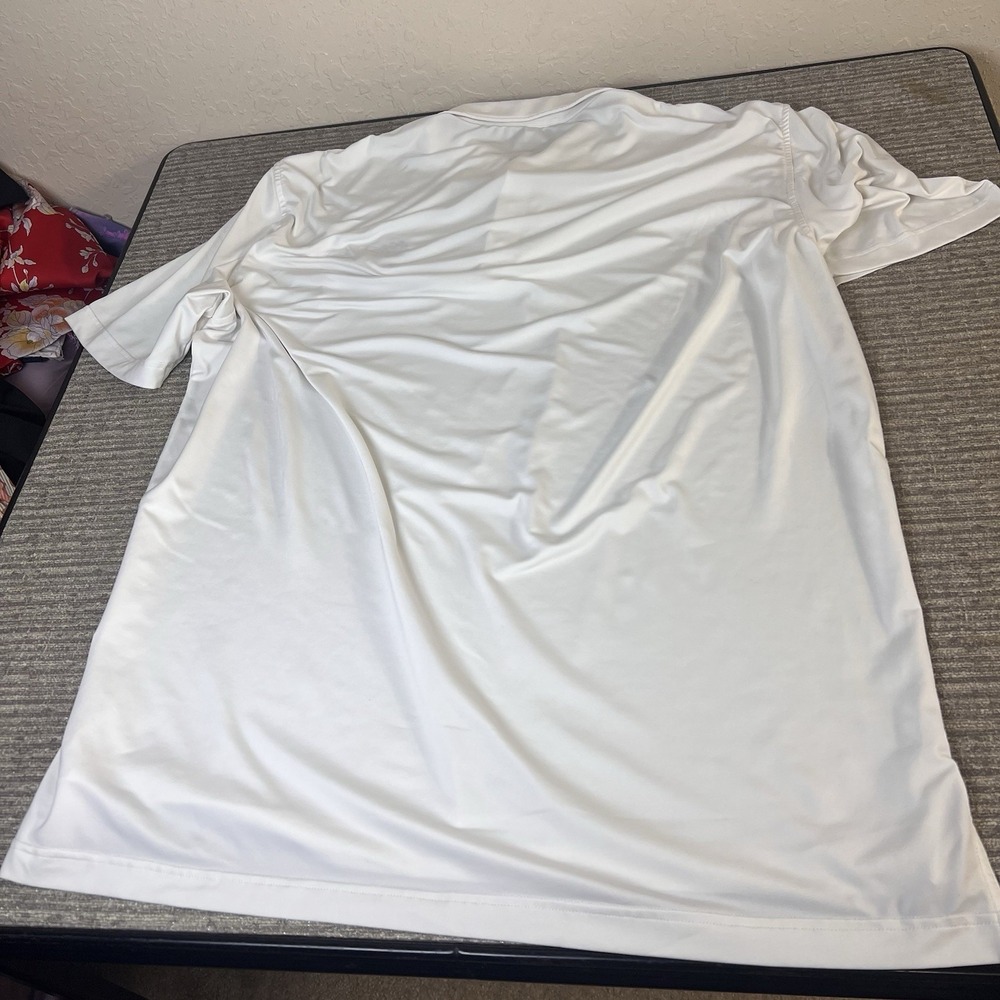 Peter Millar Summer Comfort Shirt Polo Golf  XL Stretch White Logo Casual Resort - Picture 5 of 9